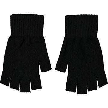 Vingerloze carnaval handschoenen zwart - Apollo