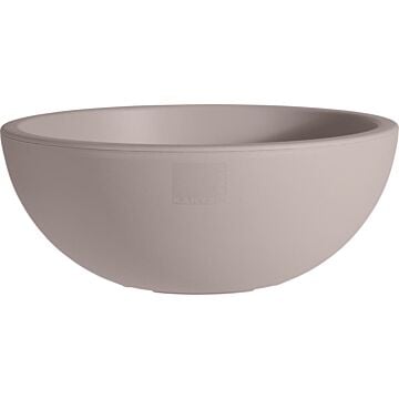 Bloempot schaal rond taupe Ø 40 cm