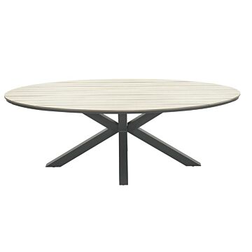 Ovale tuintafel Edison 220 cm x 115 cm - Garden Impressions