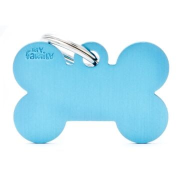 Big Bone Aluminium Light Blue - ID tag