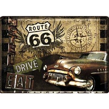 Postcard Route 66 Road Trip