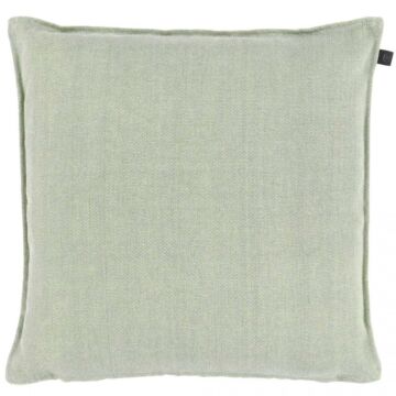 Kussen canvas soft green 45 x 45 cm - Overseas