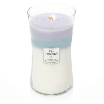 Trilogy Calming Retreat Large Candle - Woodwick