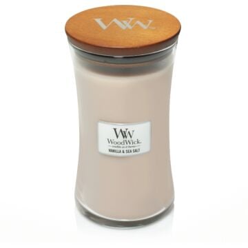 Vanilla & Sea Salt Large Candle - Woodwick