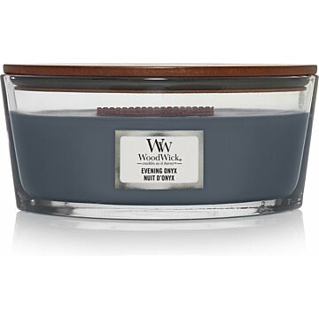Evening Onyx Ellipse Candle - WoodWick