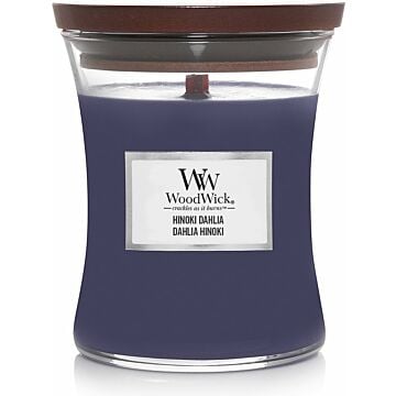 Hinoki Dahlia medium Candle - WoodWick