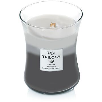 Trilogy warm Woods Medium Candle - Woodwick