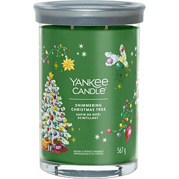 Shimmering Christmas Tree Signature Large Tumbler - Yankee Candle