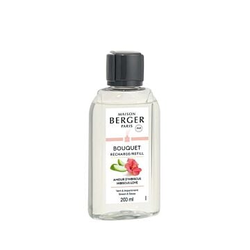 Navulling parfumverspreider met sticks 200ml Amour d'Hibiscus - Lampe Berger