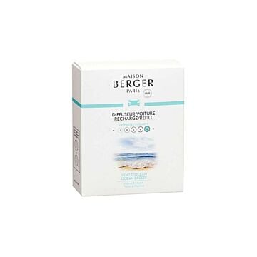 Autoparfum navulling 2 stuks Vent d'Océan - Lampe Berger