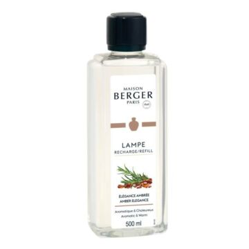 Huisparfum 500ml Elégance Ambrée / Amber Elegance - Lampe Berger