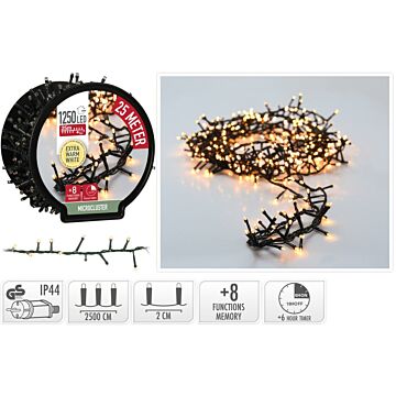 Microcluster op spool 1250 LED 25 meter