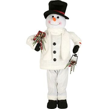 Dansende sneeuwpop met muziek