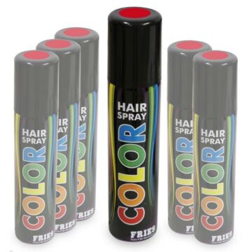 Hair color spray rood 100 ml Hair color spray rood 100 ml
