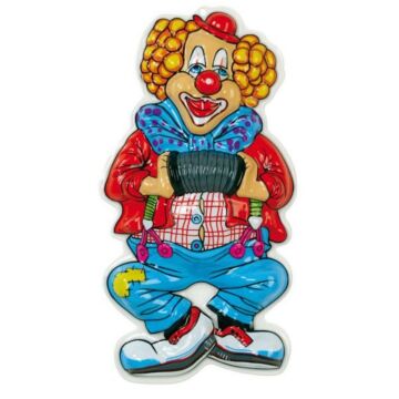 Wanddecoratie Clown Muziek 53 cm