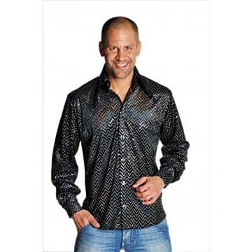 Hemd pailletten XL