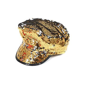 Pet paillet goud/zilver