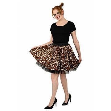 Cirkelrok giraffe one size