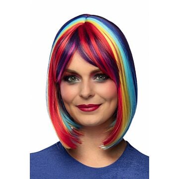 Pruik regenboog
