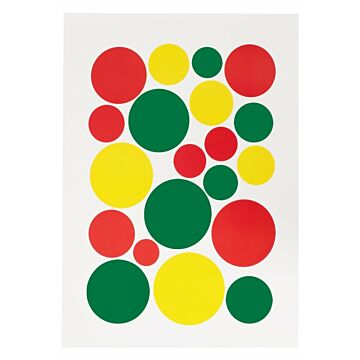 Raamsticker Confetti Snippers 35 Stippen