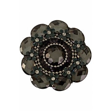 Broche bloem groen