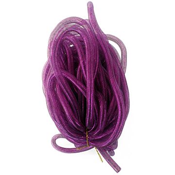 Decoratie tube paars 16 mm