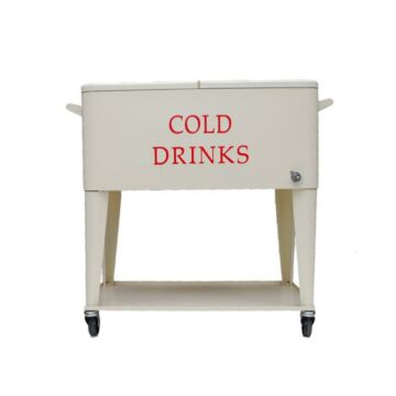 Patio cooler cold drinks creme 