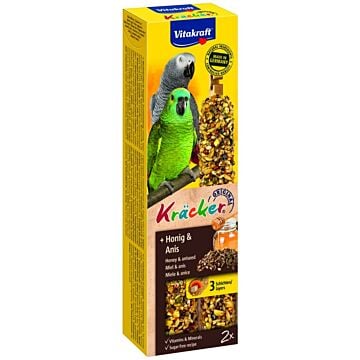 Kracker honing papegaai 2in1 - Vitakraft