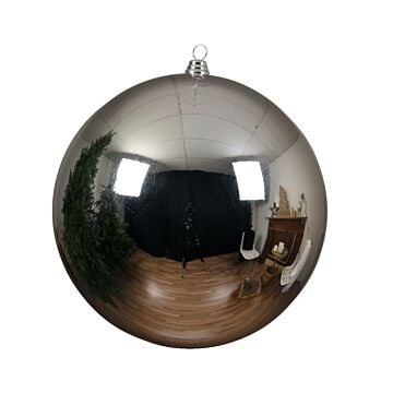 XL kerstbal zilver Ø 25 cm