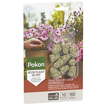 Meststof terras-balkonplanten 10 stuks - Pokon