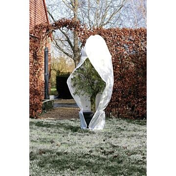 Winterafdekhoes Rits H2D1.50M wit
