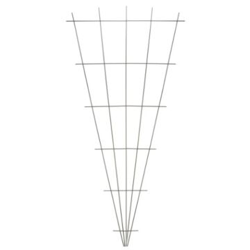 Metalen klimrek geplastificeerd groen V-vorm H145x5/75cm