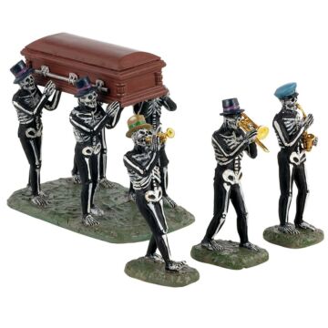Lemax Jazz Funeral, set van 4