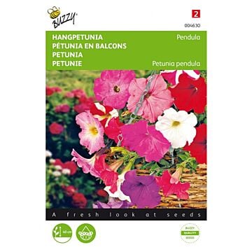 Petunia, hangend gemengd - Buzzy