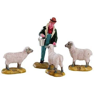 Lemax the Good Shepherd, set van 4