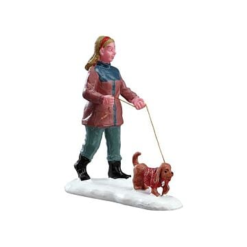 Lemax Strolling met Pooch