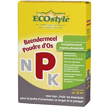 Beendermeel - 1.6kg - ECOstyle Beendermeel - 1.6kg - ECOstyle