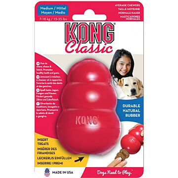 Origineel rubber kong medium rood