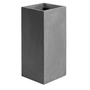 Bloempot Clayfibre Cubihi Lead 28 cm - Mega Collections