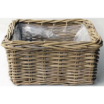 Bak l30b30h15cm antiek grijs