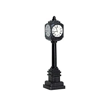 Lemax Street Clock