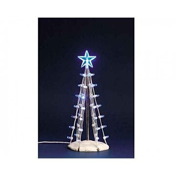 Lemax Lighted Silhouette Tree(Blue), M,