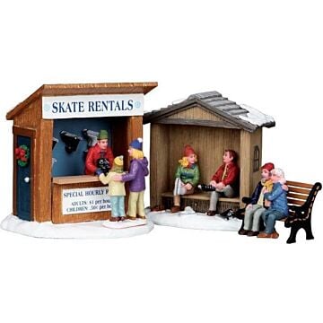 Lemax Skate Rentals, set van 3