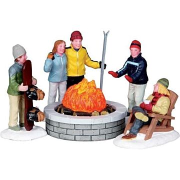 Lemax Fire Pit, set van 5, B/O (4.5V)