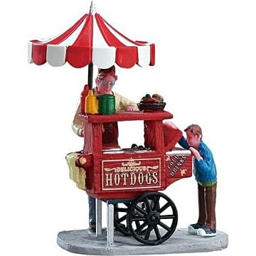 Lemax Hot Dog Cart