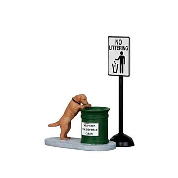 Lemax No Littering, set van 2