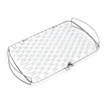 Weber RVS Viskorf en Groentehouder groot Model