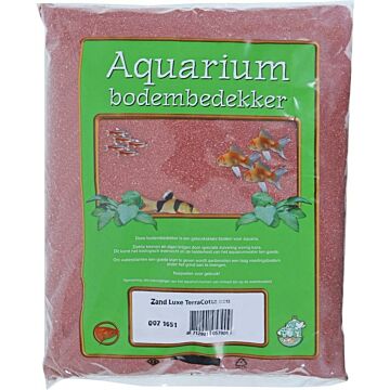Aquarium zand luxe terracotta red 4 kg