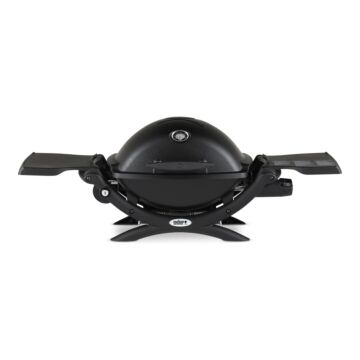 Weber Q1200 Black+Werkblad+Thermometer