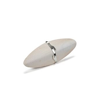 Sepia klein 12 cm wit